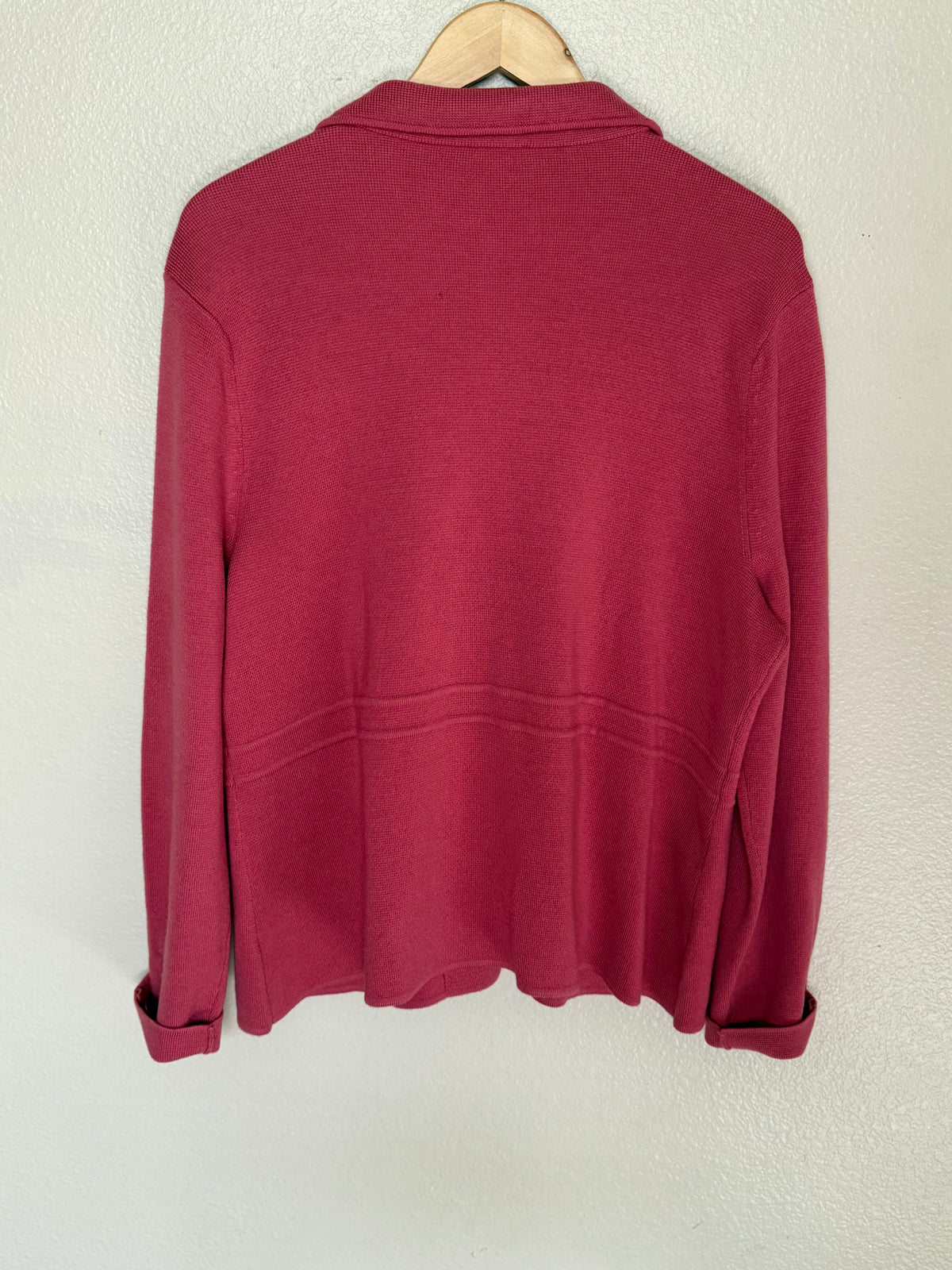 Talbots 100% Merino Wool XL Salmon Blazer