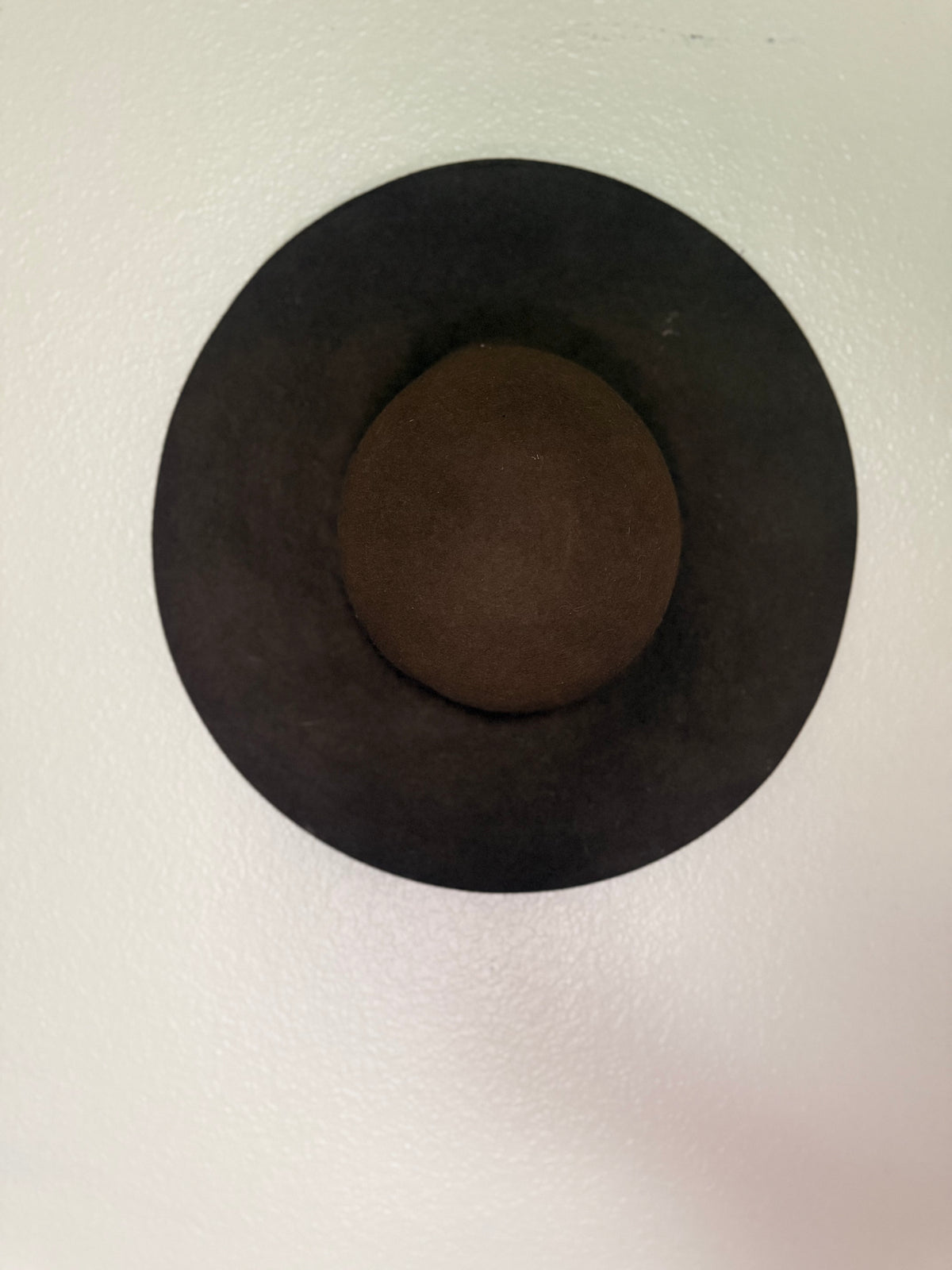 Adora 100% Wool Brown Wide Brim Hat