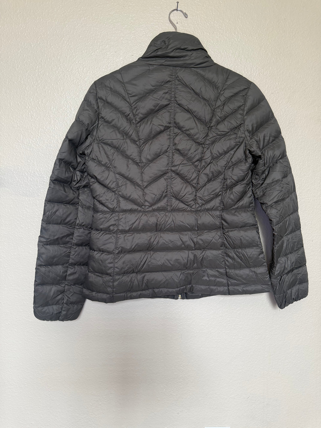 Michael Kors Nylon 90% Down 10% Waterfowl Feathers M Forest Green Packable Puffer Jacket