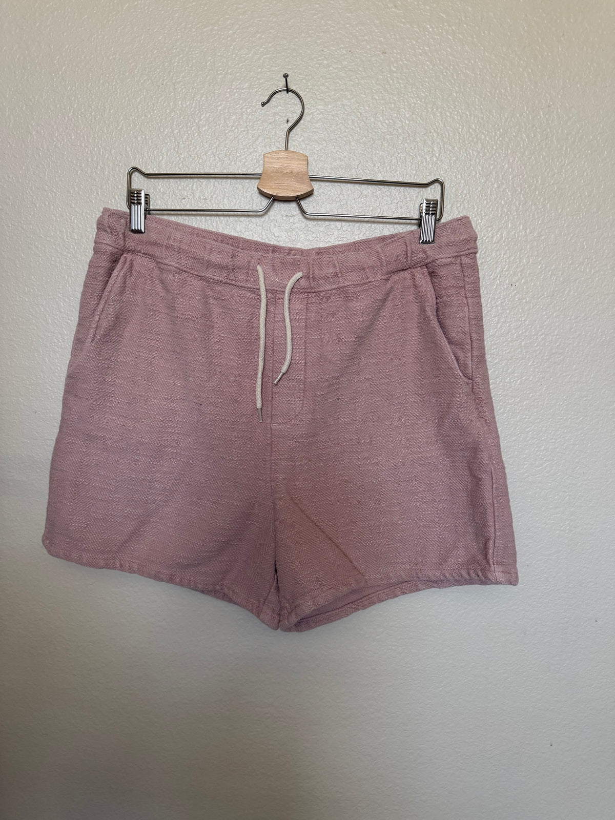 ASOS 100% Cotton XL Dusty Rose Drawstring Shorts