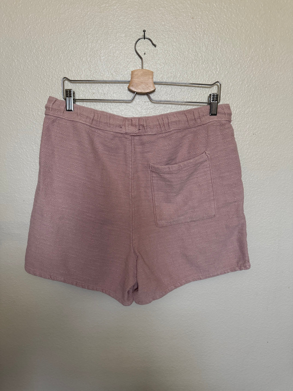 ASOS 100% Cotton XL Dusty Rose Drawstring Shorts