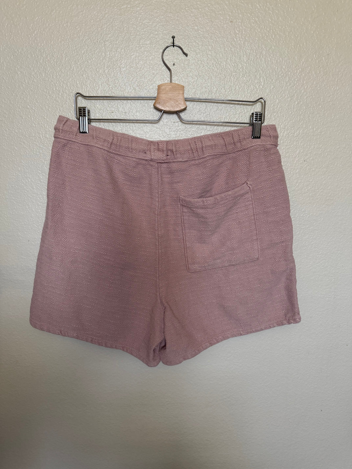 ASOS 100% Cotton XL Dusty Rose Drawstring Shorts