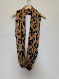Charming Charlie 100% Viscose Cheetah Foil Print Scarf