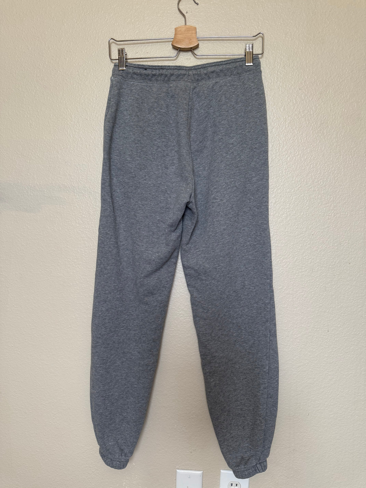 Nike 83% Cotton 17% Polyester XS Light Grey Joggers