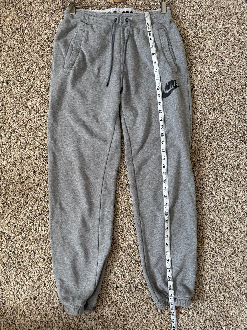 Nike 83% Cotton 17% Polyester XS Light Grey Joggers