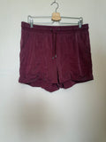 Universal Thread 100% Lyocell L Maroon Shorts