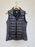 32 Degree Heat 90% Down 10% Feathers M Black and White (Grey) Packable Puffer Vest