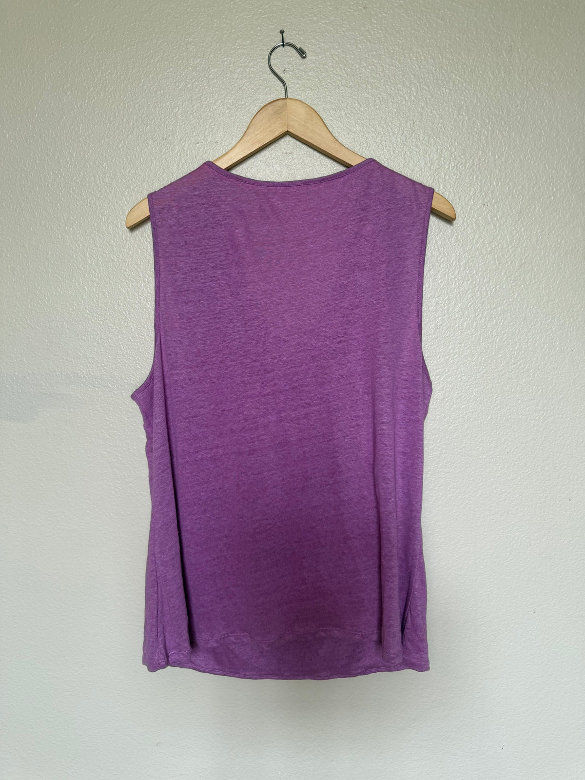 Boden 100% Linen Size 16 Purple Cowl Neck Tank Top