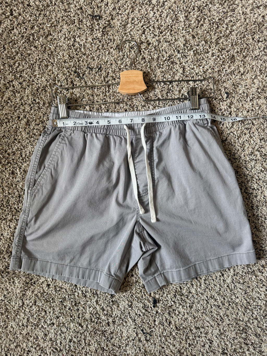 J.Crew 98% Cotton 2% Elastane S Light Grey Shorts