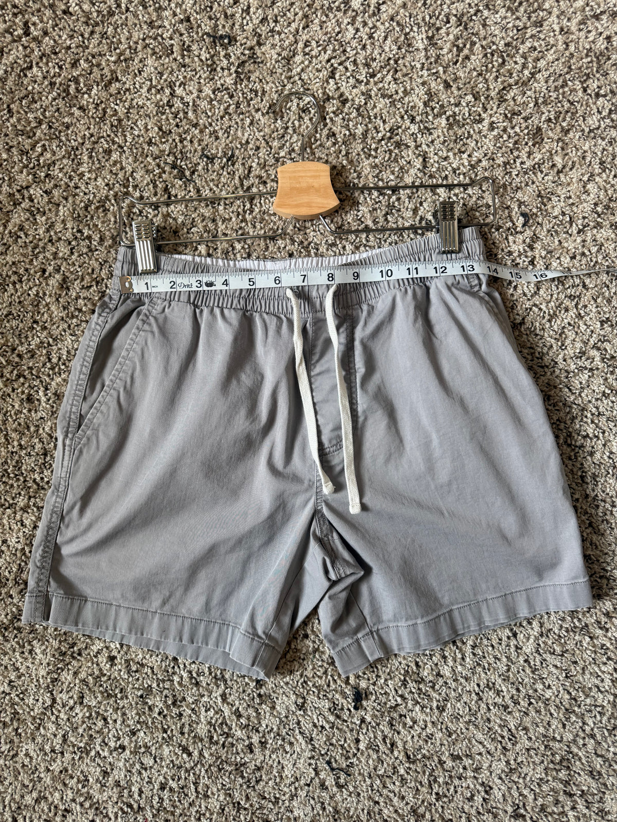 J.Crew 98% Cotton 2% Elastane S Light Grey Shorts