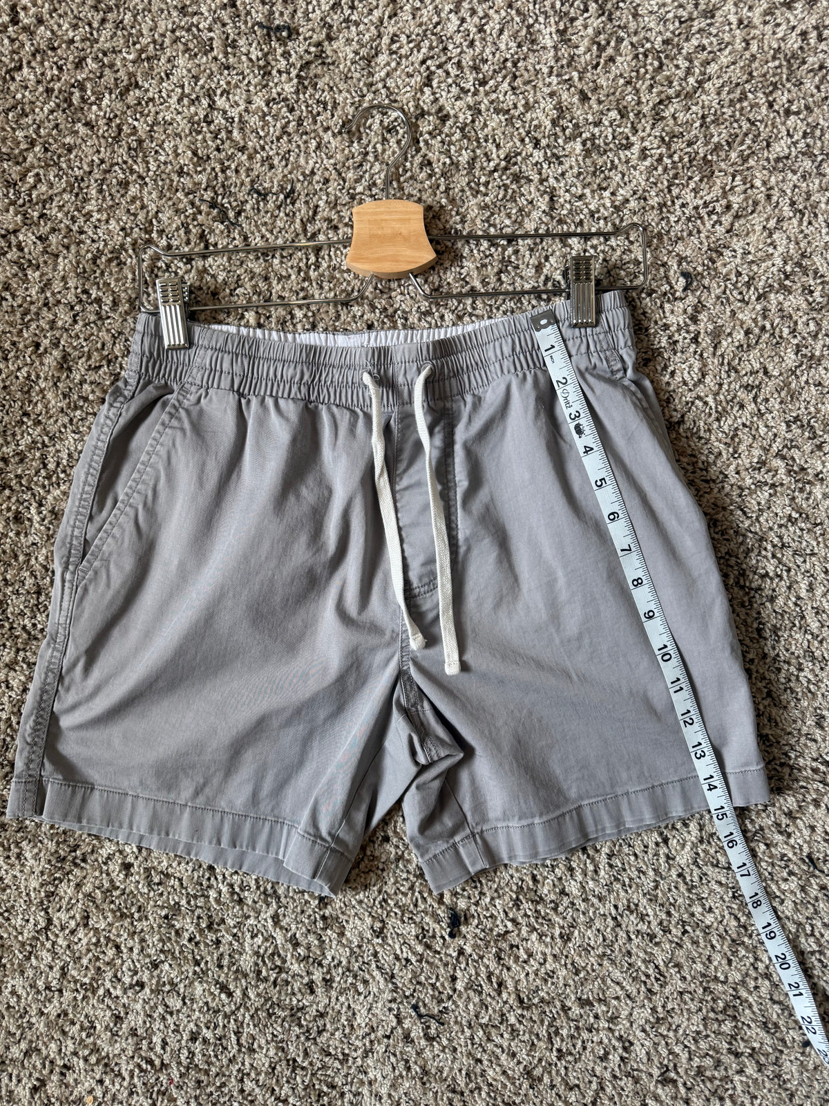 J.Crew 98% Cotton 2% Elastane S Light Grey Shorts