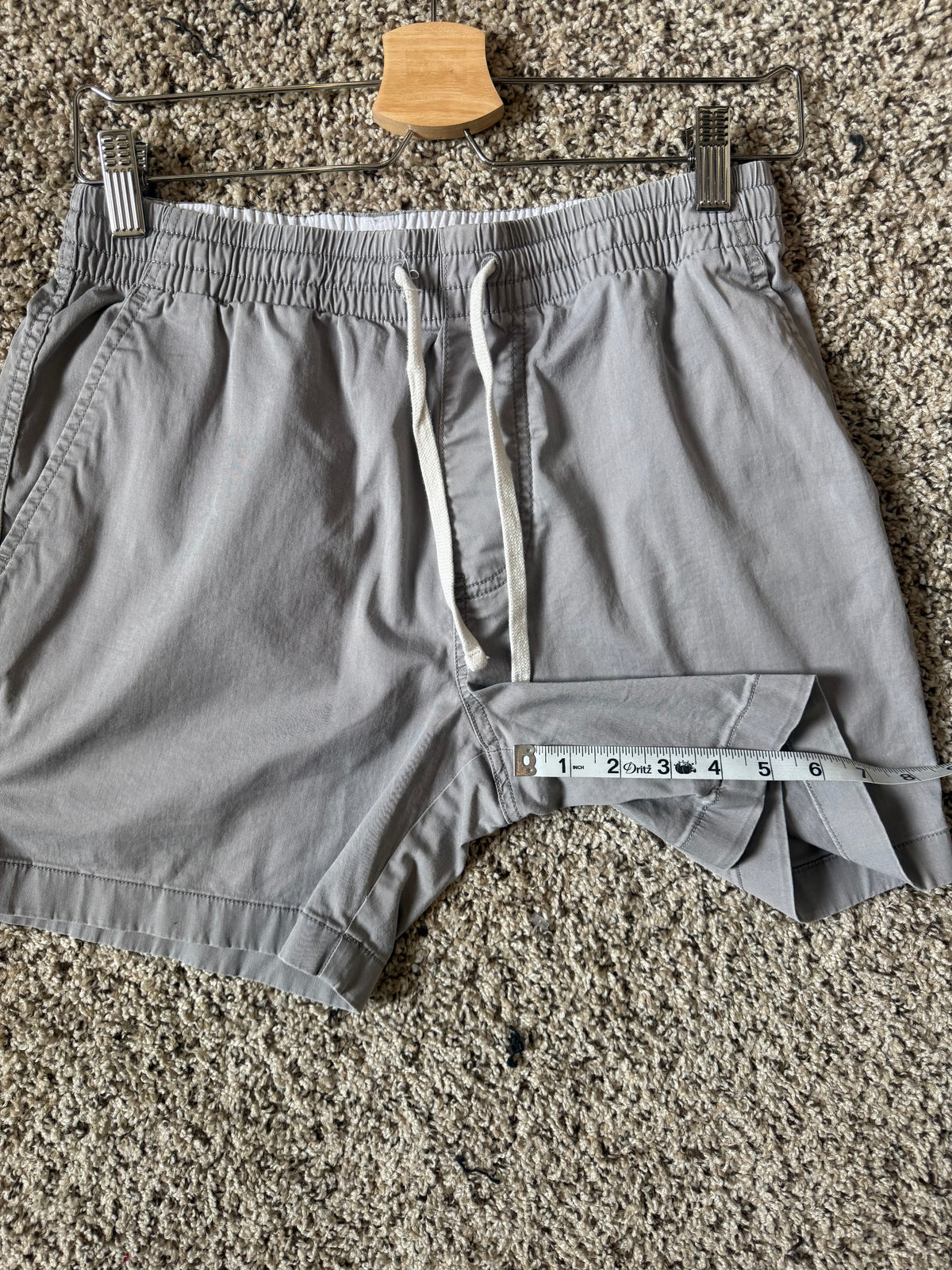 J.Crew 98% Cotton 2% Elastane S Light Grey Shorts