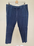 Natural Reflections 100% Cotton XL Faded Blue Joggers