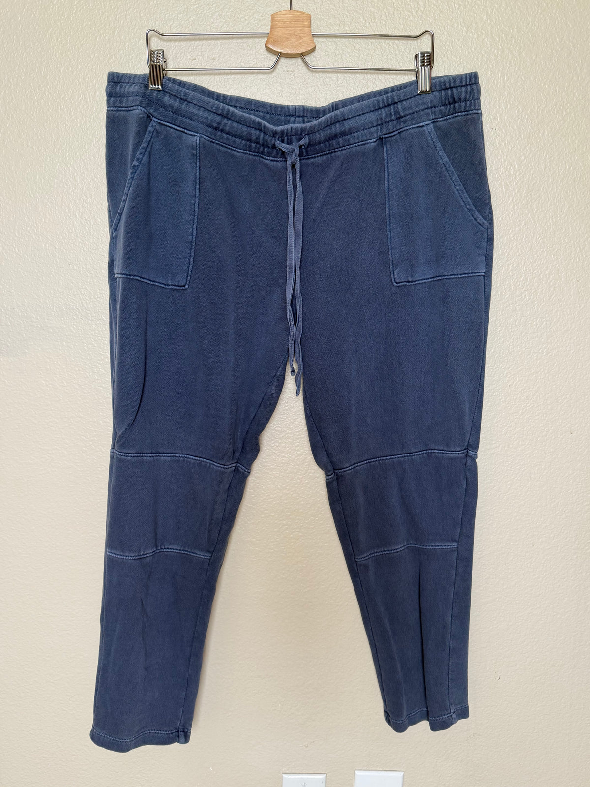 Natural Reflections 100% Cotton XL Faded Blue Joggers