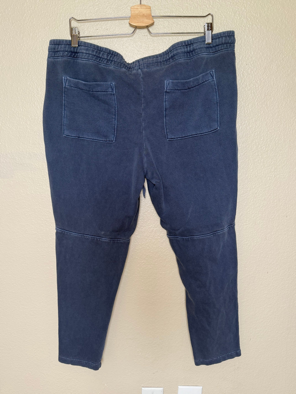 Natural Reflections 100% Cotton XL Faded Blue Joggers