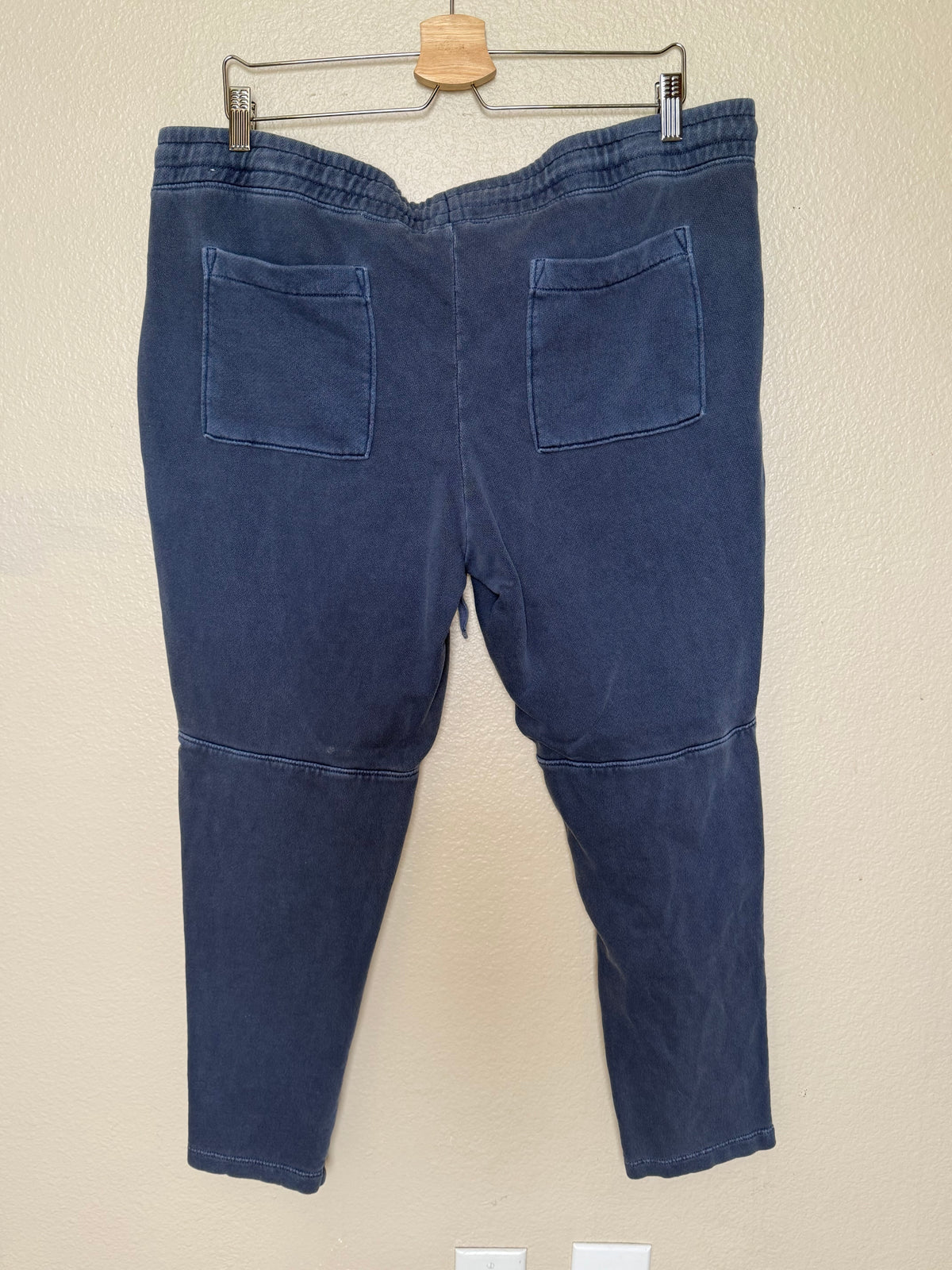 Natural Reflections 100% Cotton XL Faded Blue Joggers