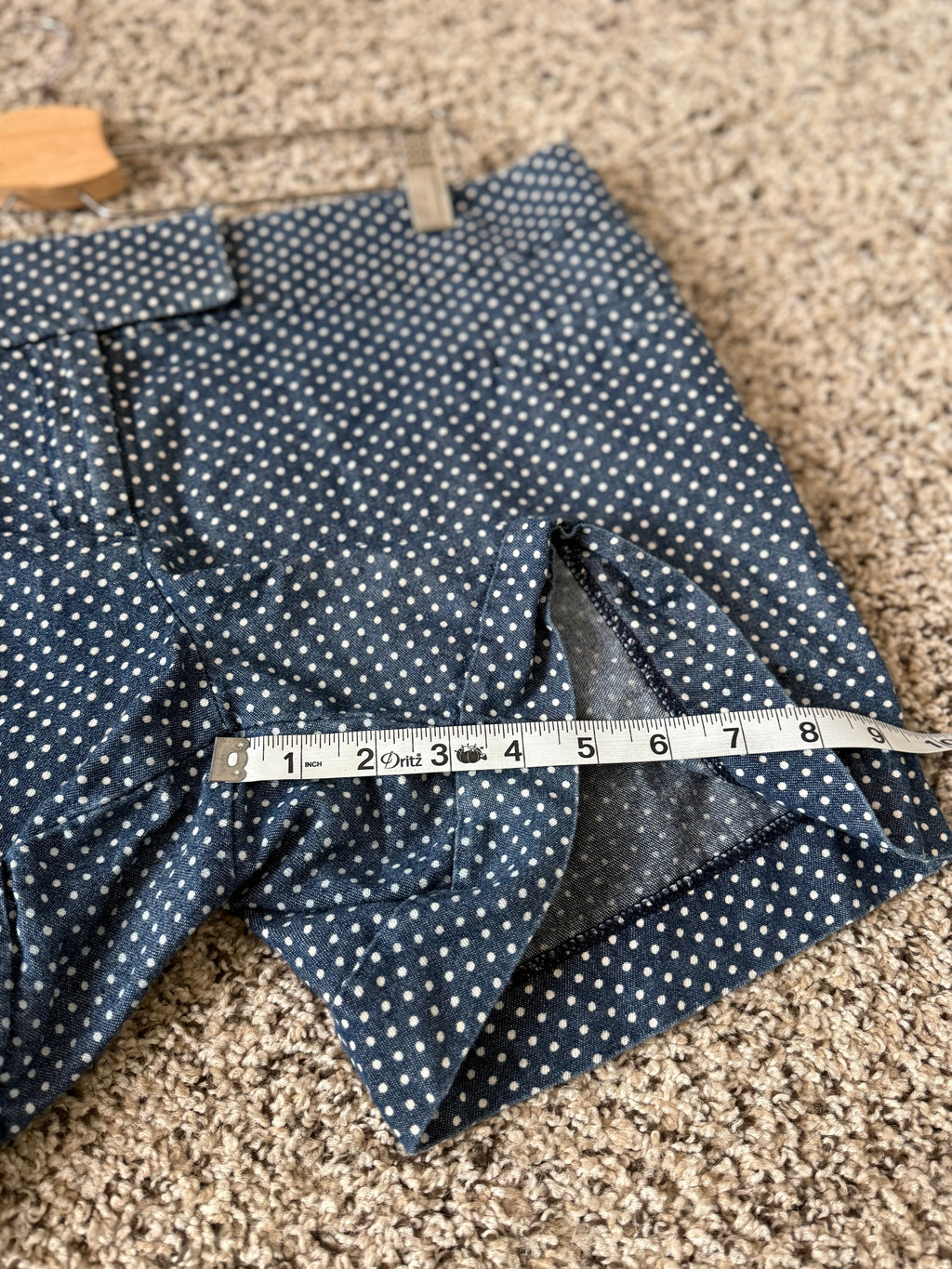 Outback Red 100% Cotton Sizw 12 Polka Dot Shorts