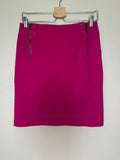 Worthington 97% Cotton 3% Elastane Size 6 Fuchsia Pencil Skirt