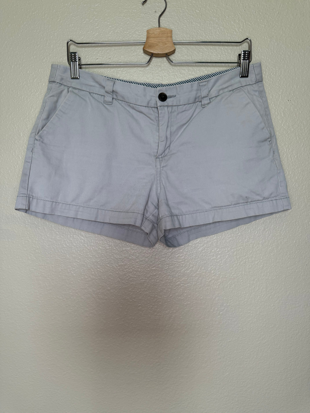 Merona 100% Cotton Size 10 Light Grey Shorts