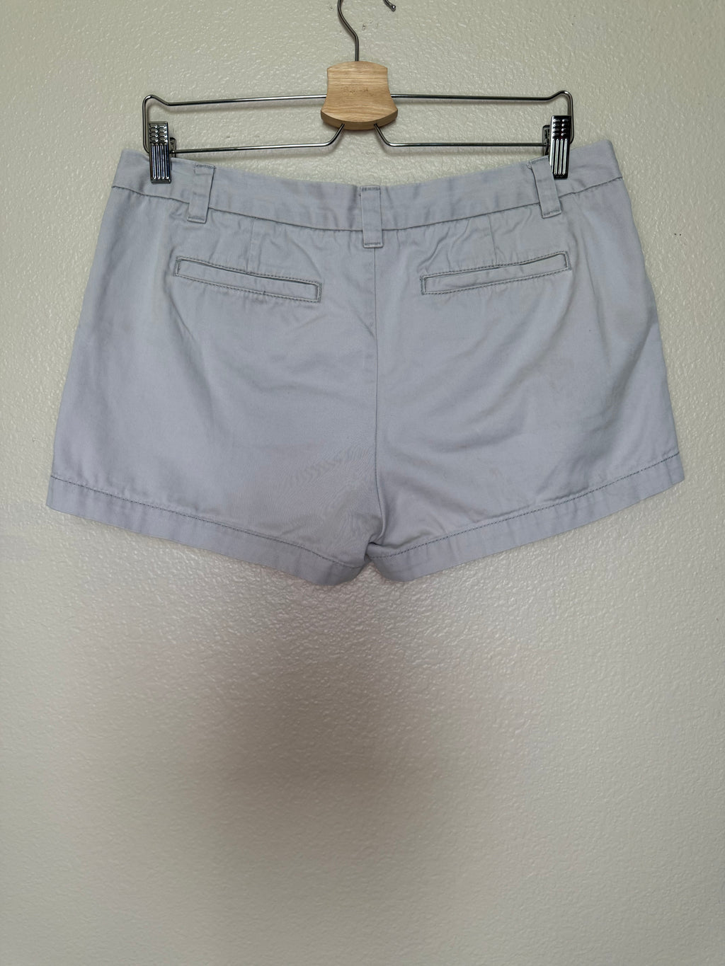 Merona 100% Cotton Size 10 Light Grey Shorts