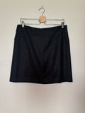 Banana Republic 57% Cotton 39% Modal 4% Lycra Spandex Size 12 Black Mini Skirt