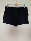 Loft 97% Cotton 3% Elastane Size 12 Black Shorts
