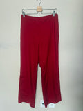 Talbots 99% Wool 1% Spandex Size 12 Red Straight Leg Pants