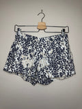Joie 100% Linen Size 0 Cheetah Print Shorts