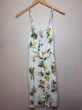 Mimi Chica 100% Rayon L Lemon Print Mini Sundress