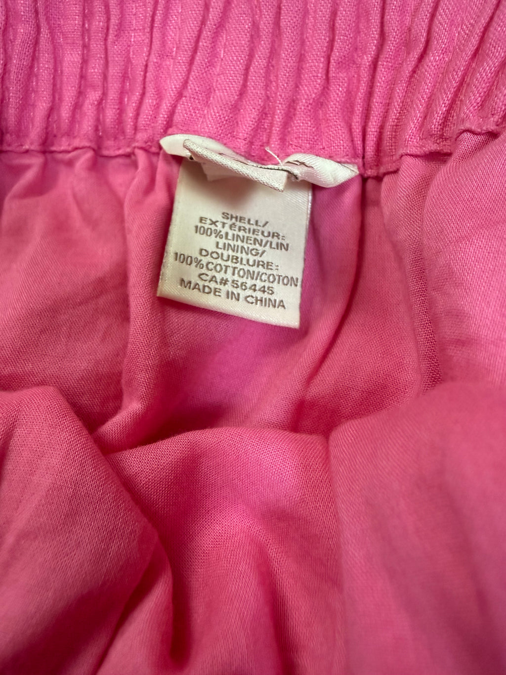 J. Crew 100% Linen Size 4 Pink Mini Skirt