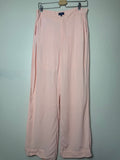 Kaari Blue 100% Viscose L Light Peach Straight Leg Pants