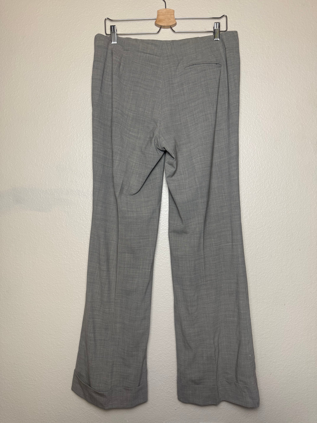 Banana Republic 97% Wool 3% Spandex Size 8 Light Grey Martin Fit Pants