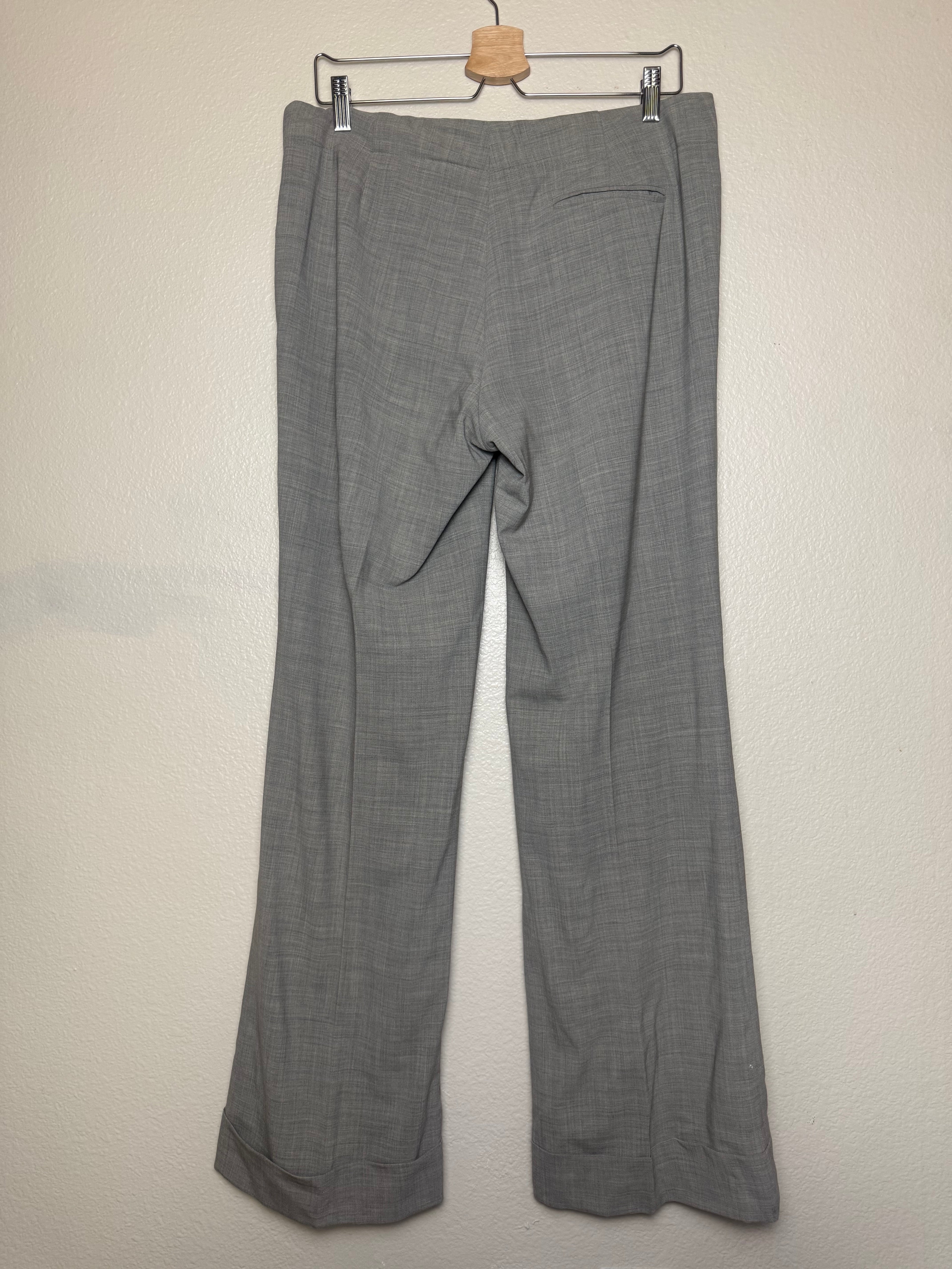 Banana Republic 97% Wool 3% Spandex Size 8 Light Grey Martin Fit Pants