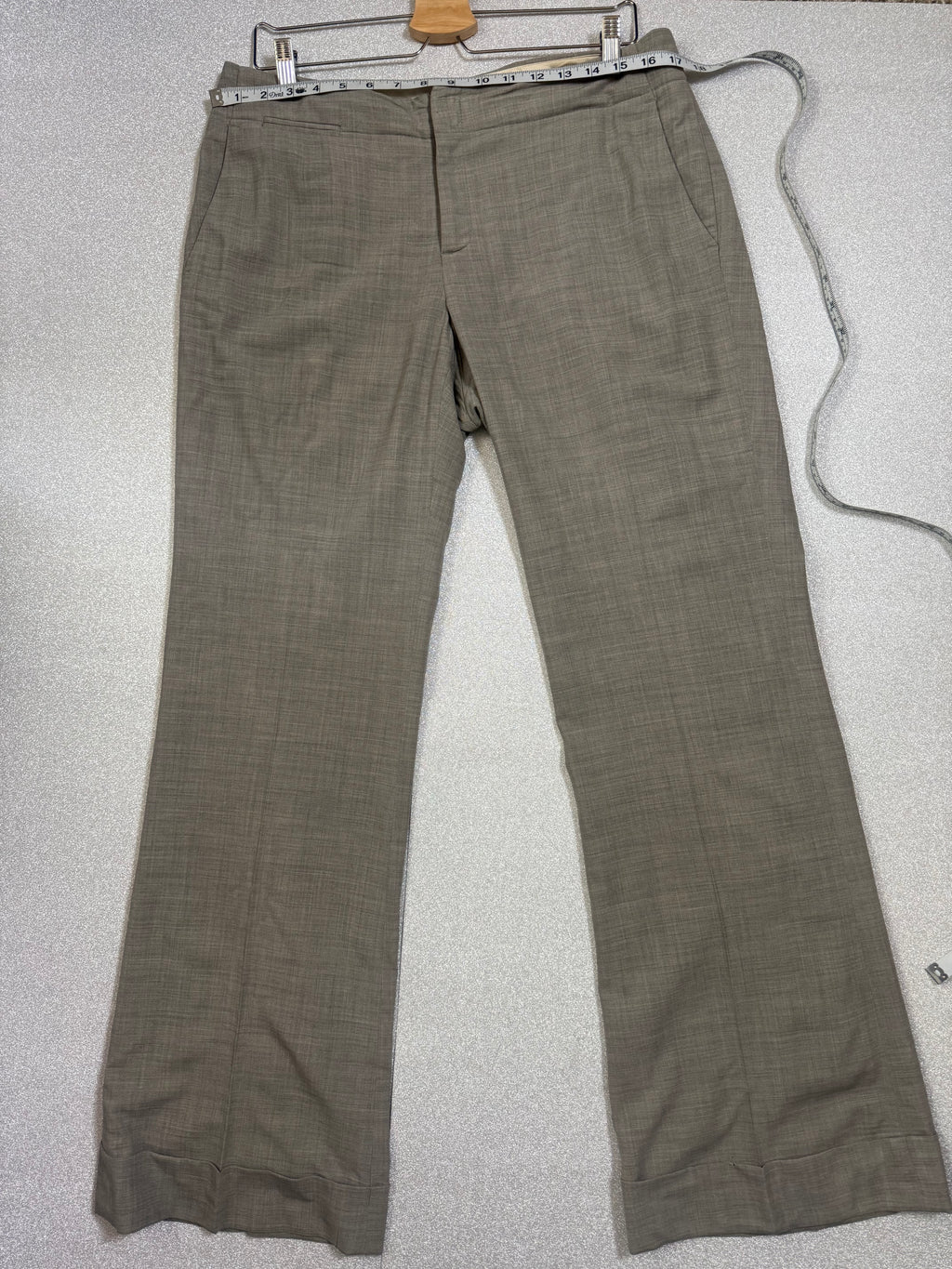 Banana Republic 97% Wool 3% Spandex Size 8 Light Grey Martin Fit Pants