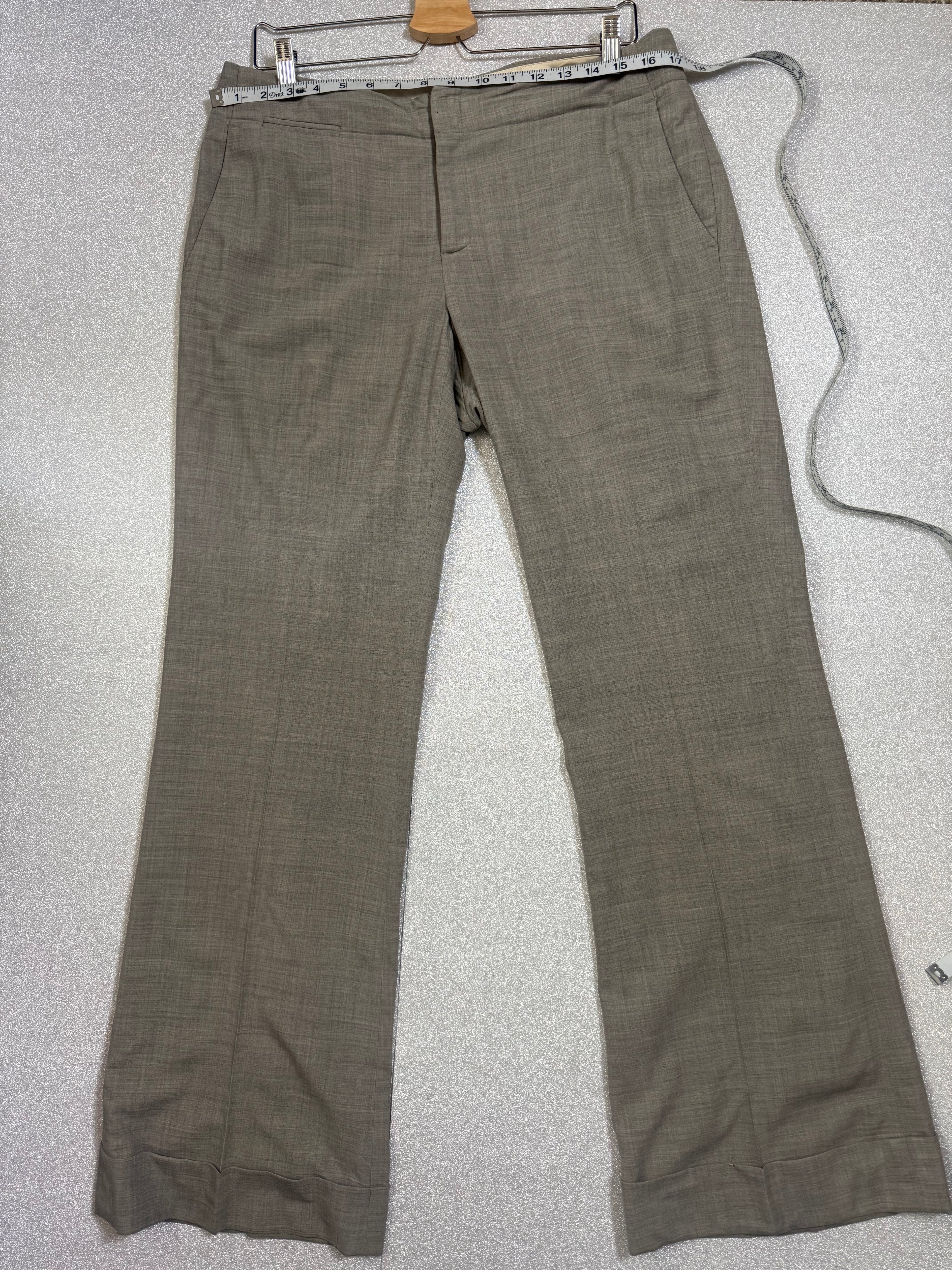 Banana Republic 97% Wool 3% Spandex Size 8 Light Grey Martin Fit Pants