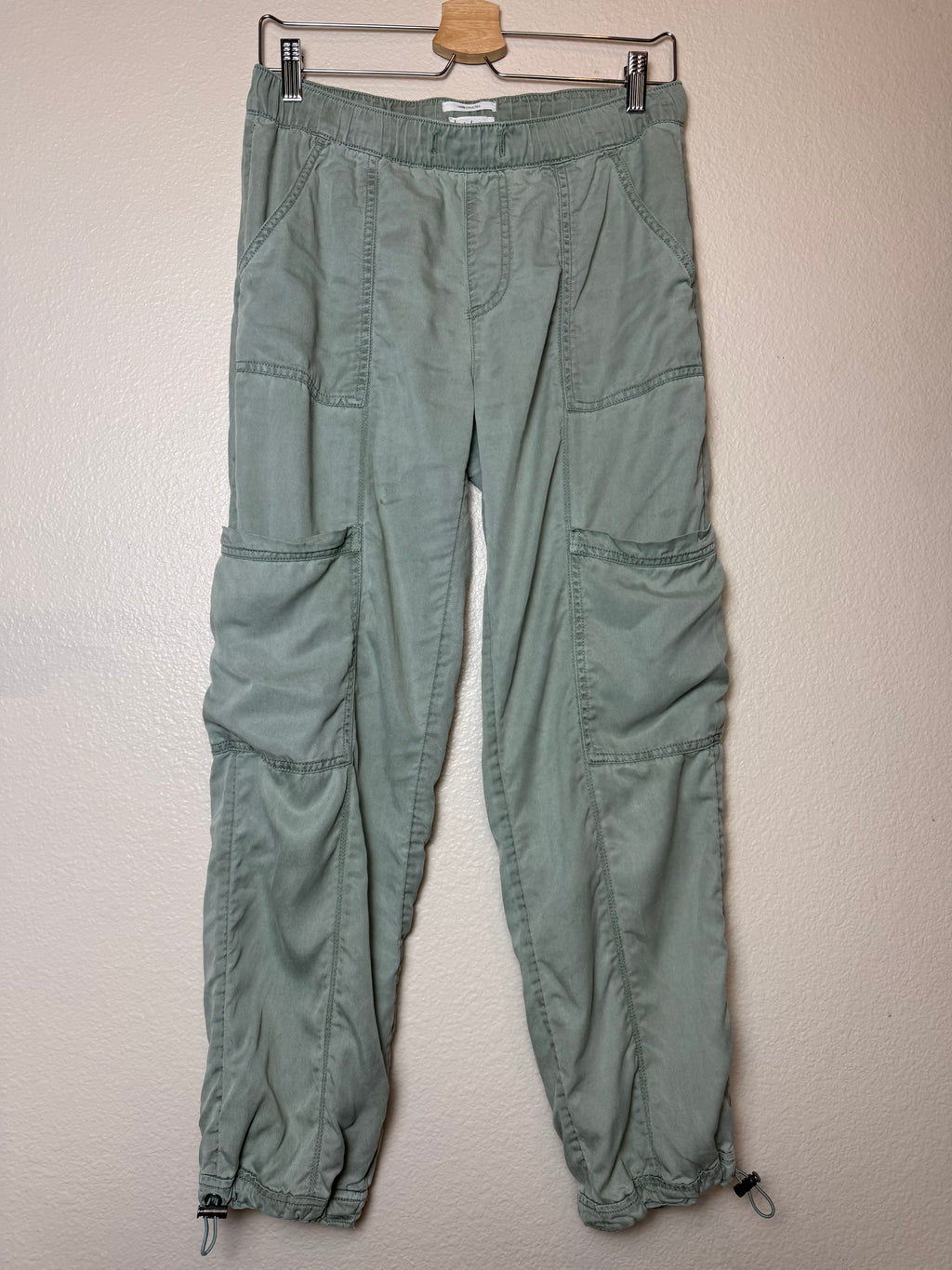 Nicole Miller New York 100% Lyocell S Army Green Pants