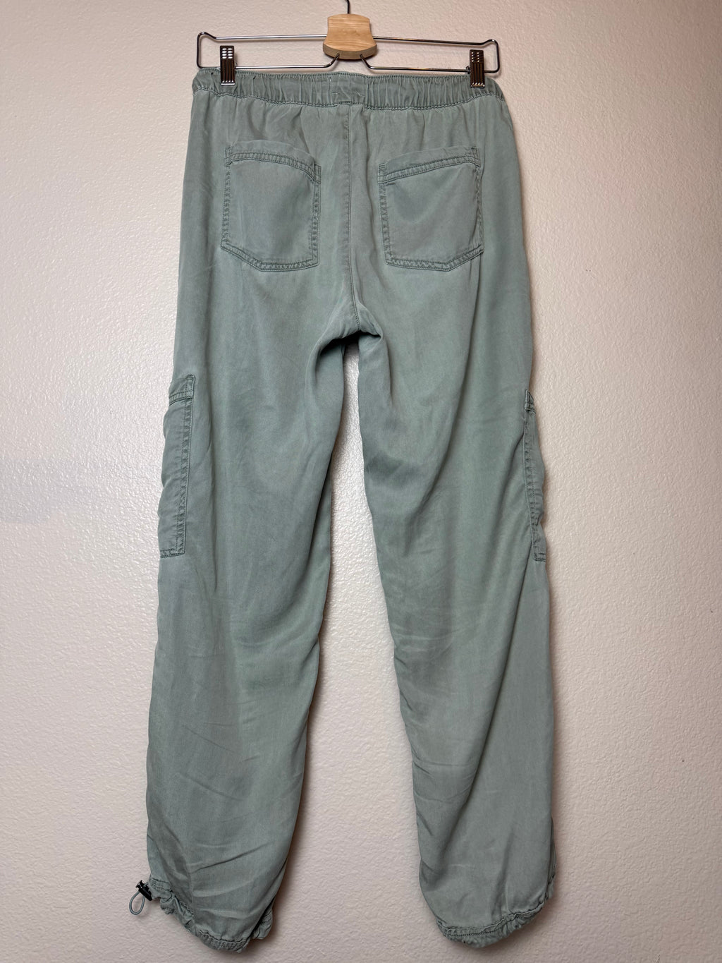 Nicole Miller New York 100% Lyocell S Army Green Pants