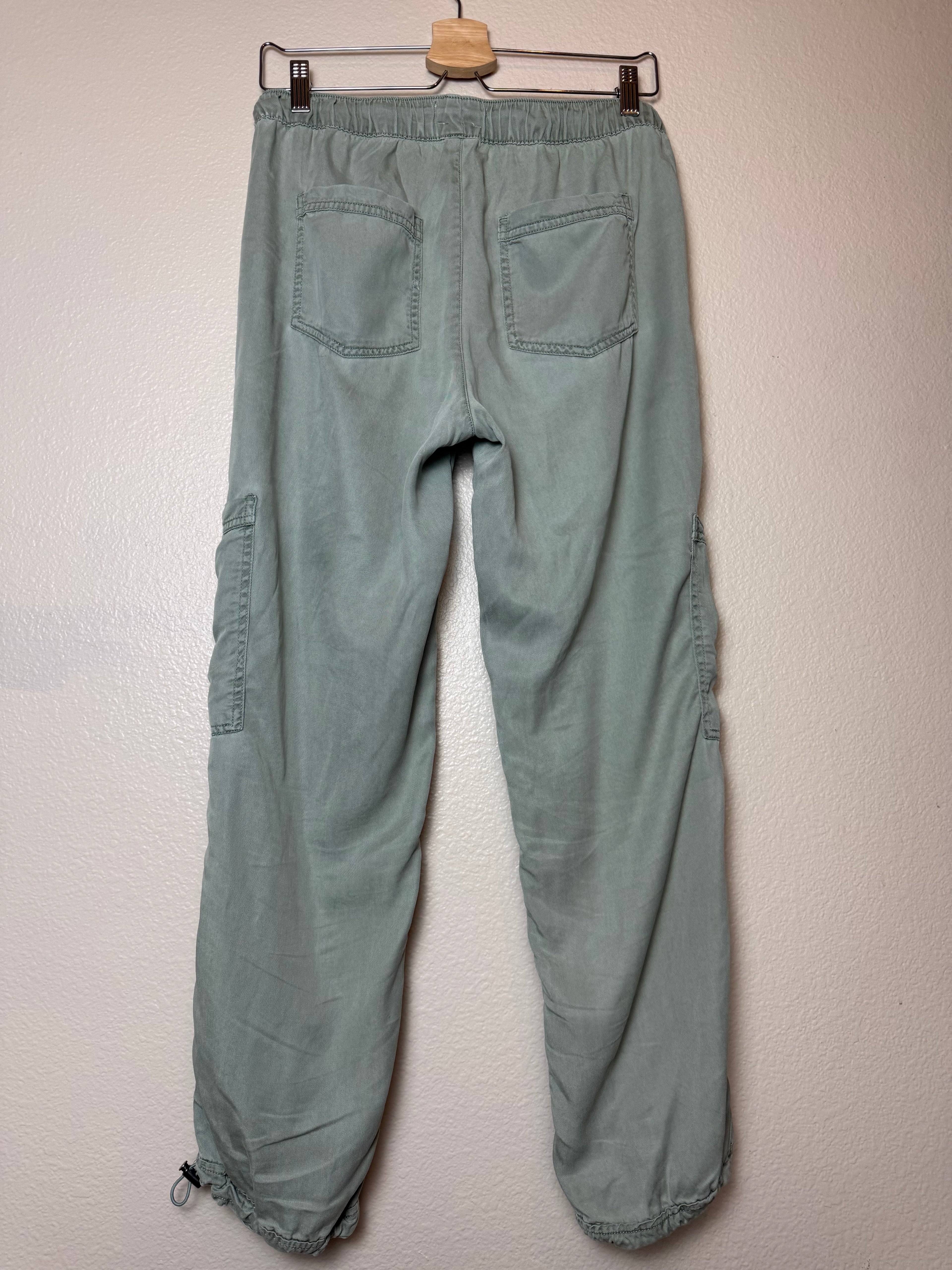 Nicole Miller New York 100% Lyocell S Army Green Pants