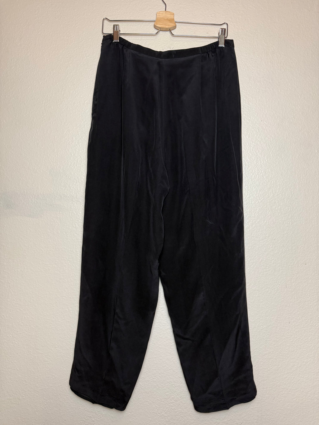 Robbie Bee 100% Silk Size 12 Black Pants