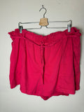 Terra & Sky 43% Cotton 33% Viscose 24% Linen 2X Fuchsia Shorts