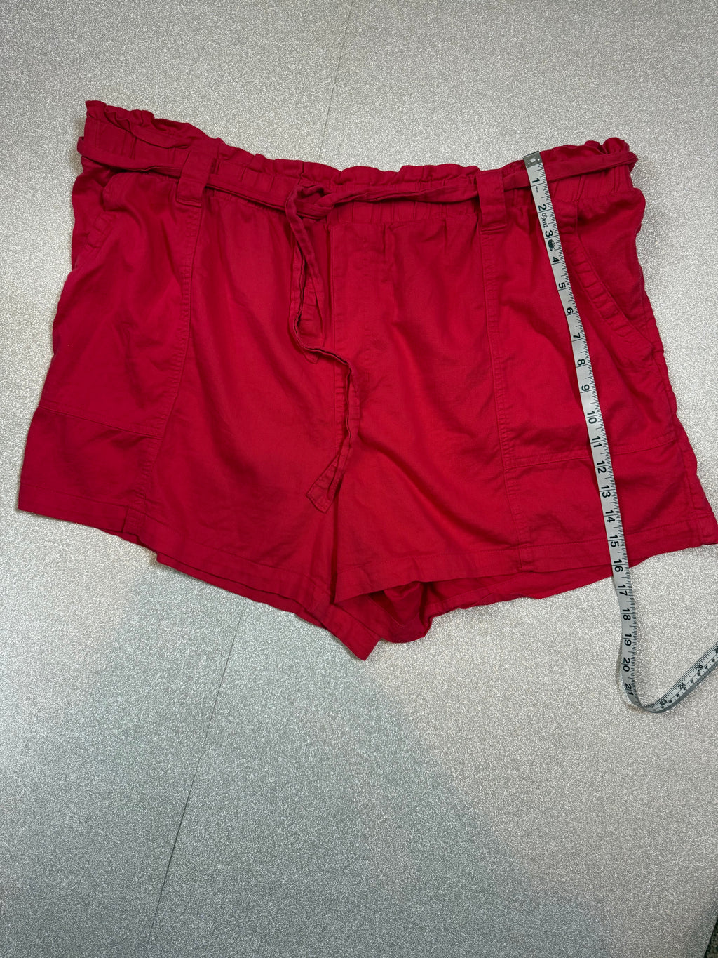 Terra & Sky 43% Cotton 33% Viscose 24% Linen 2X Fuchsia Shorts