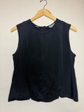 Valerie Stevens 100% Silk Size 12 Black Tank Top