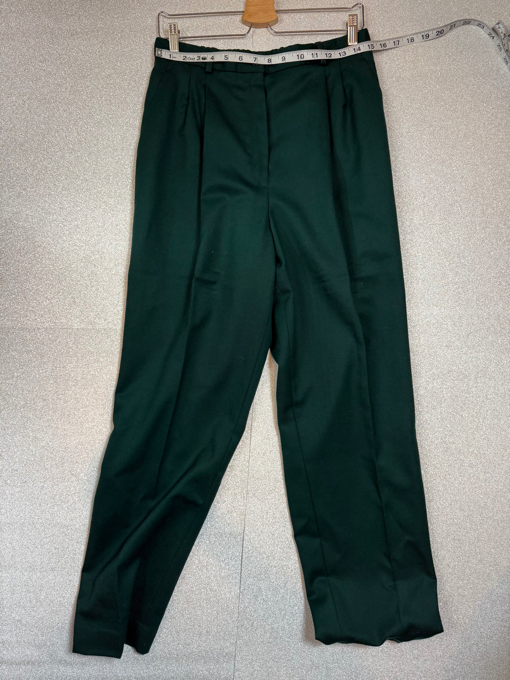Pendleton 100% Wool Size 14 Forest Green Pants