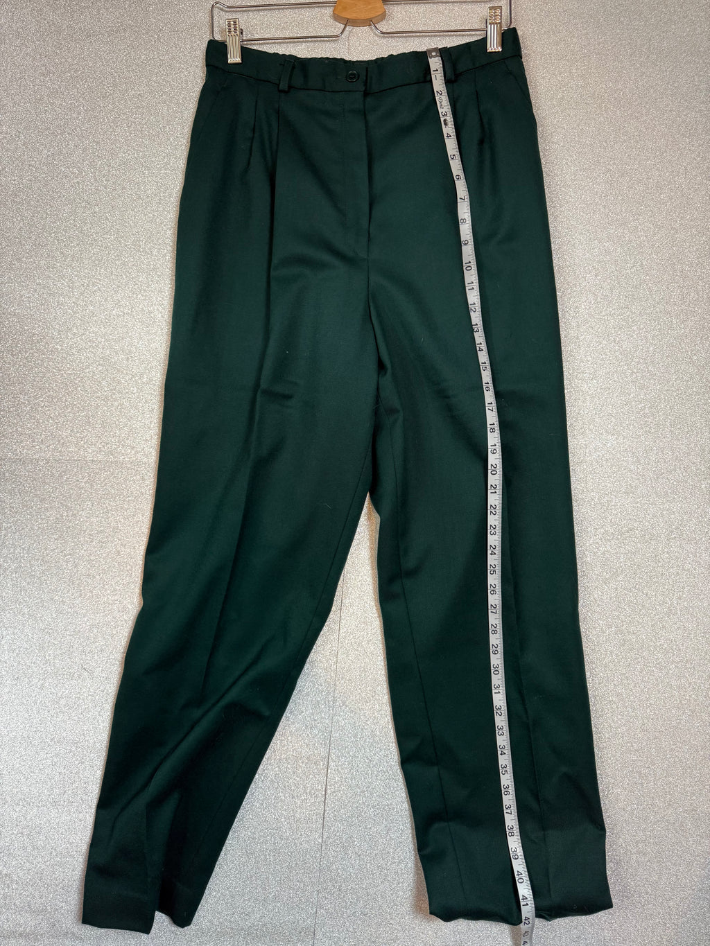Pendleton 100% Wool Size 14 Forest Green Pants