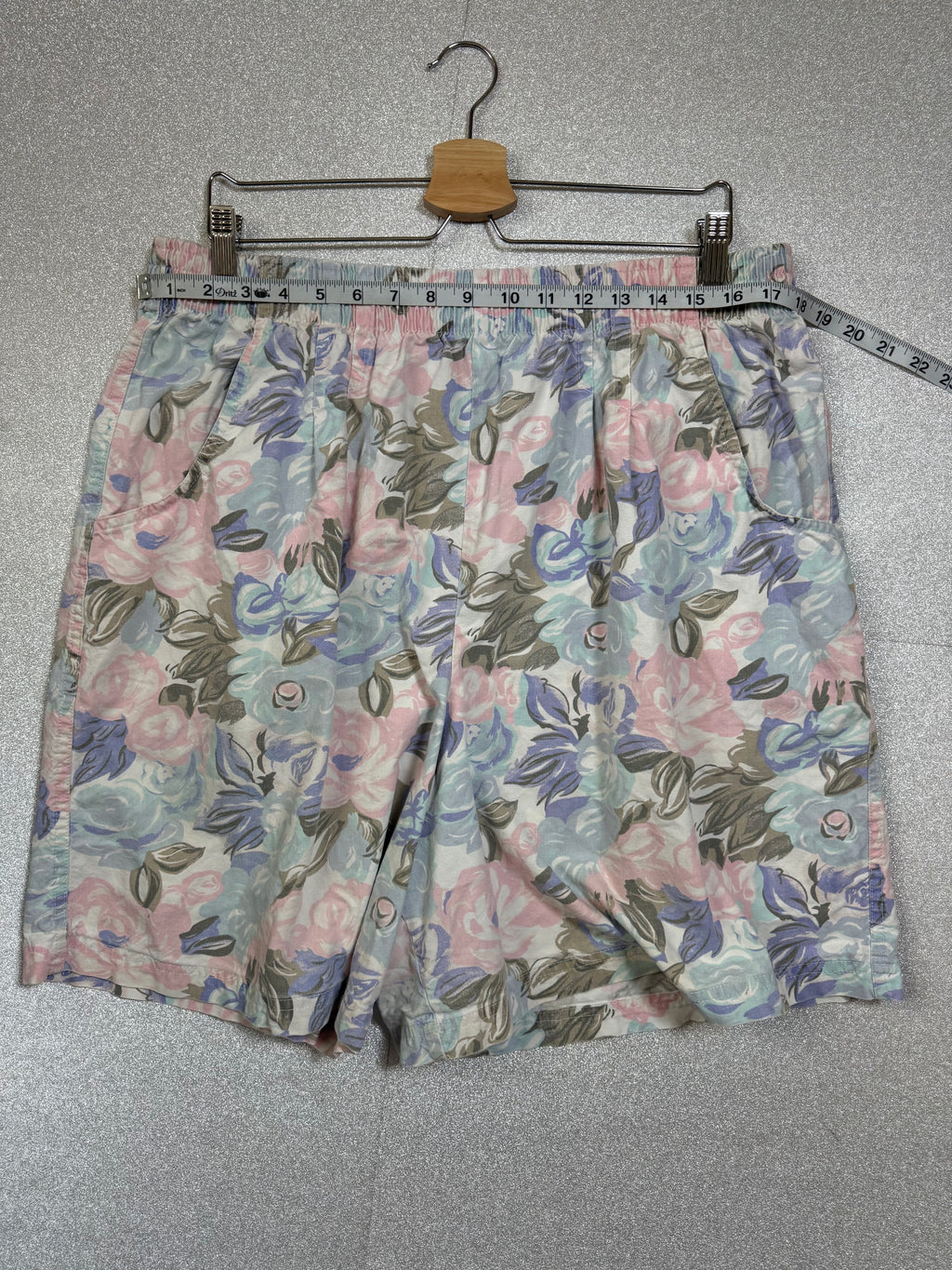 Cherokee 100% Cotton Size 20 Floral Print Shorts