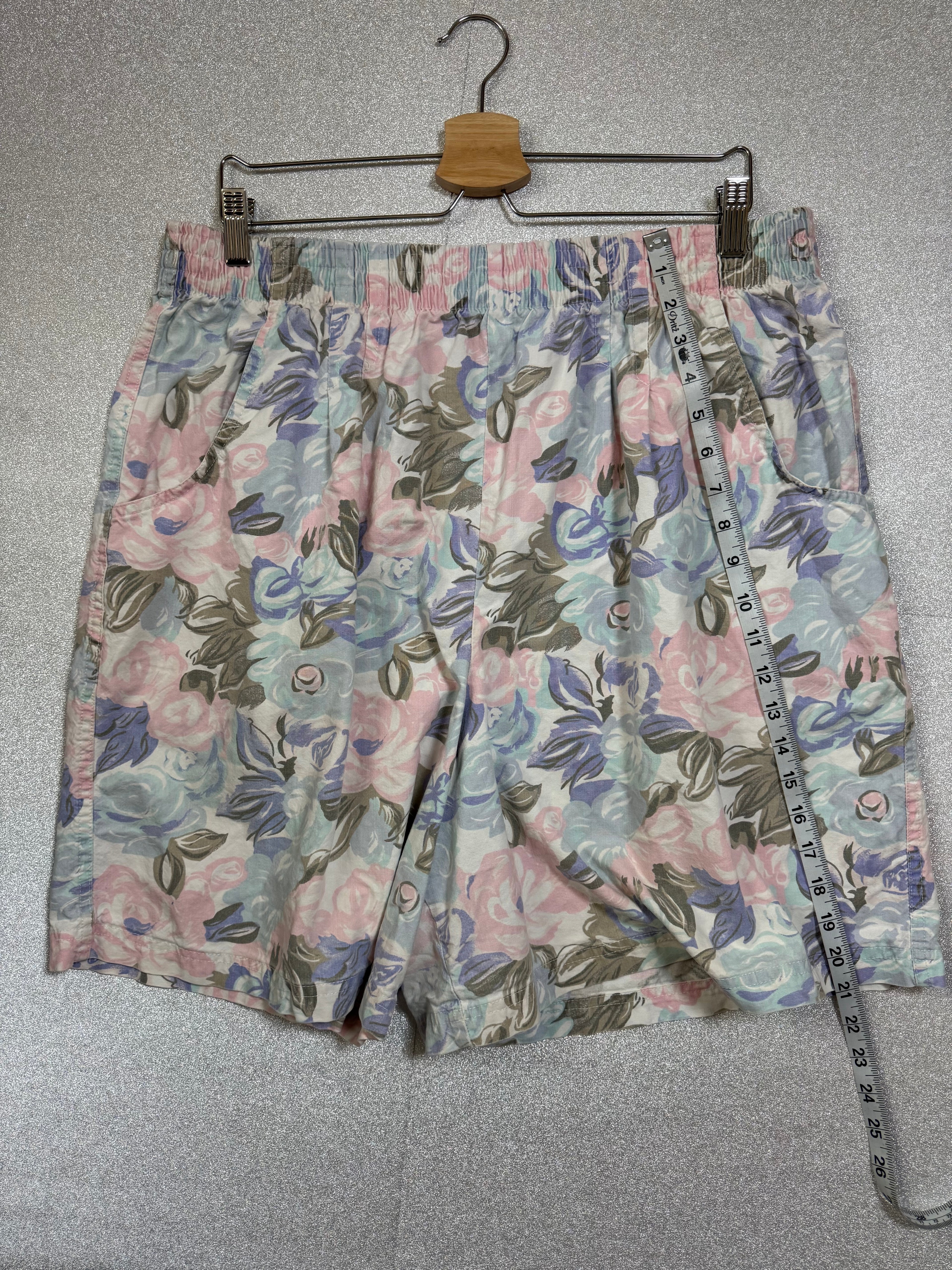 Cherokee 100% Cotton Size 20 Floral Print Shorts