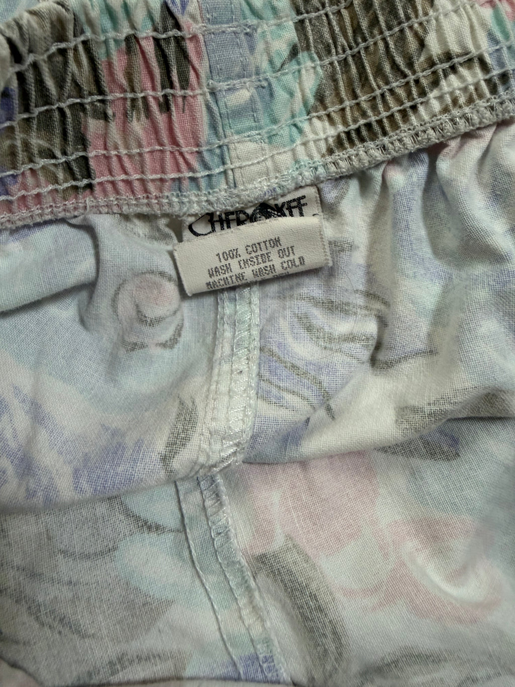 Cherokee 100% Cotton Size 20 Floral Print Shorts