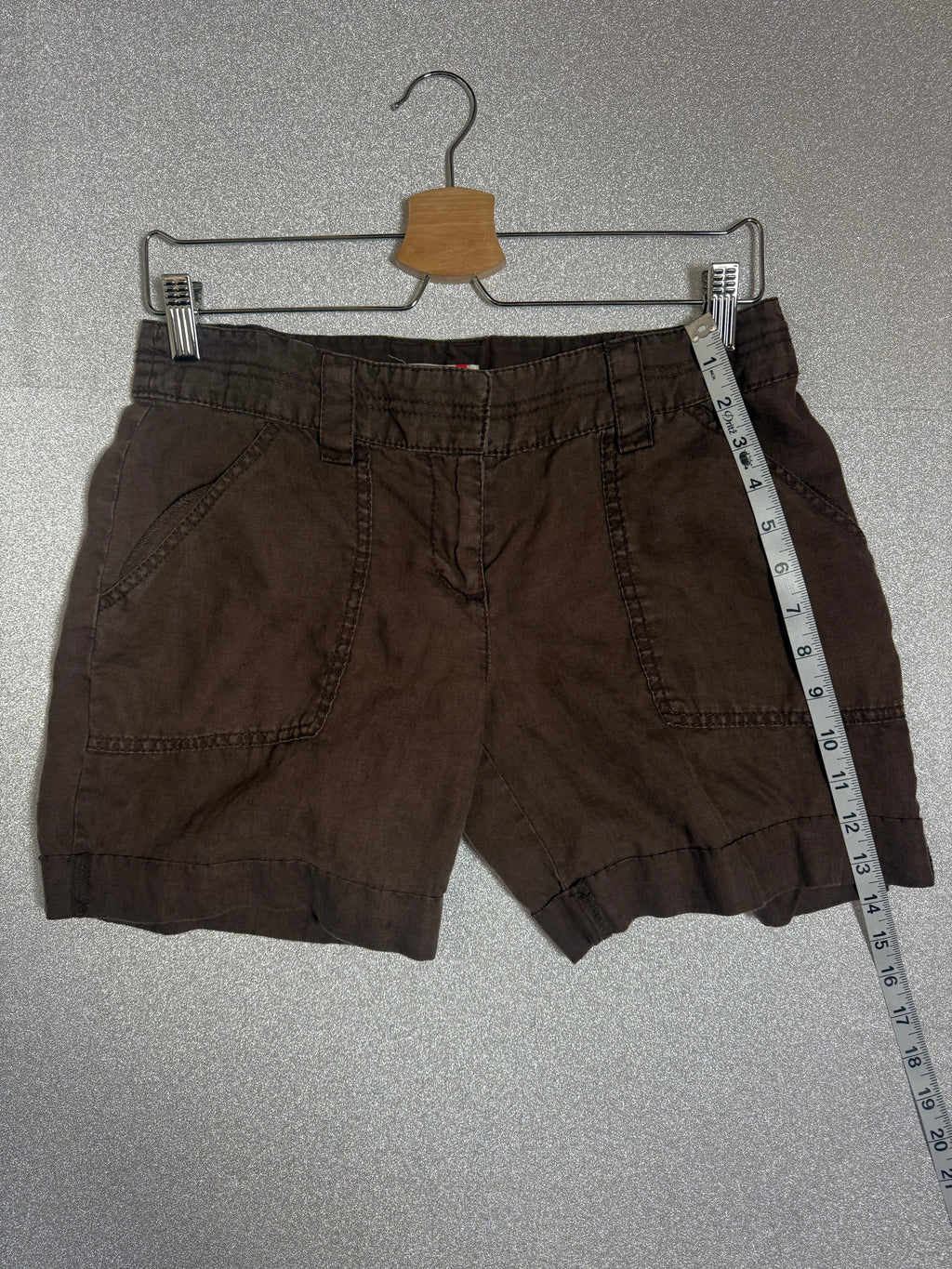 Gap 100% Linen SIze 6 Brown Shorts