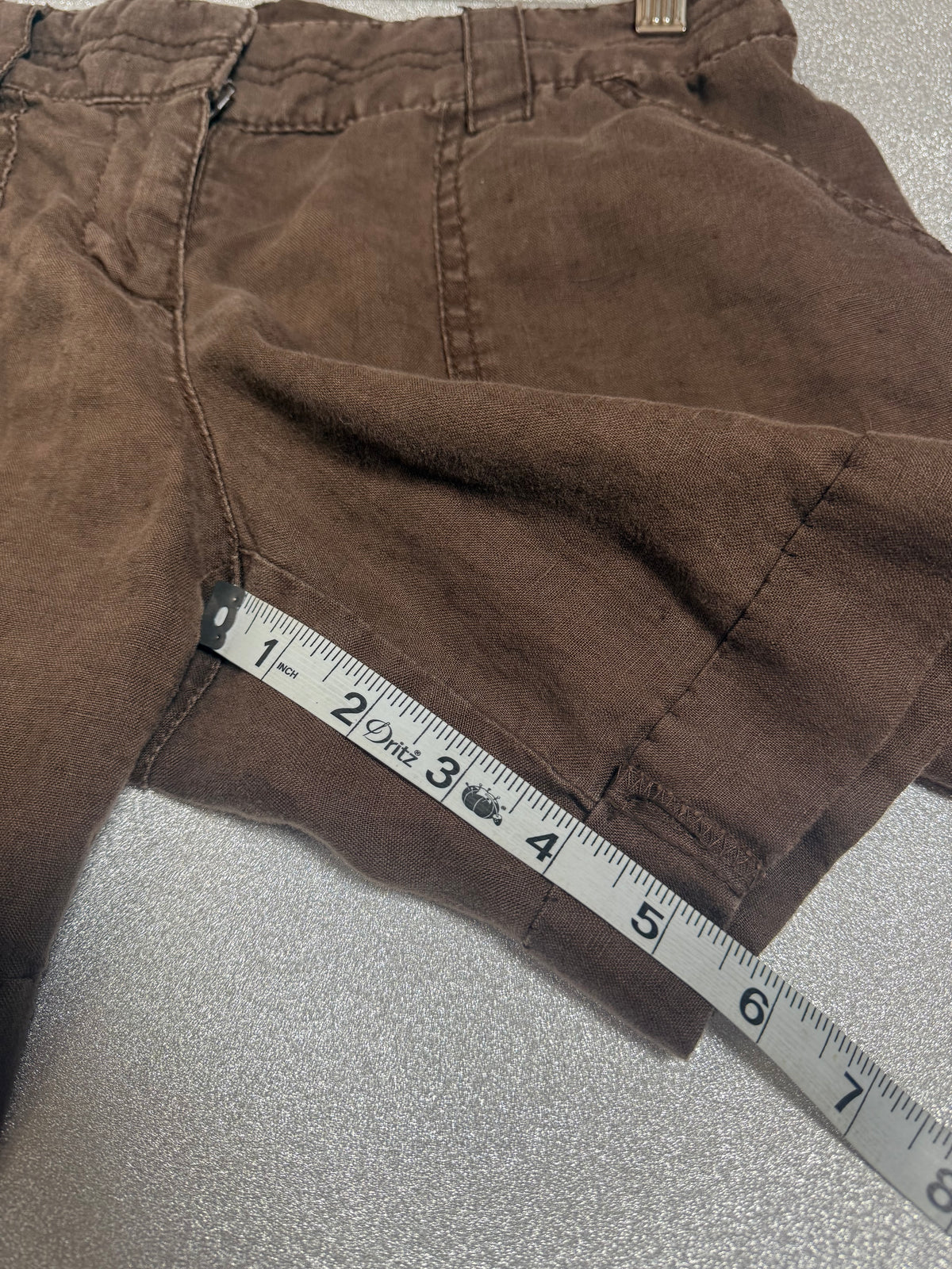 Gap 100% Linen SIze 6 Brown Shorts