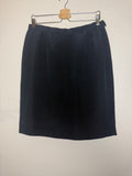 Jones New York 100% Silk Size 14 Black Pencil Skirt